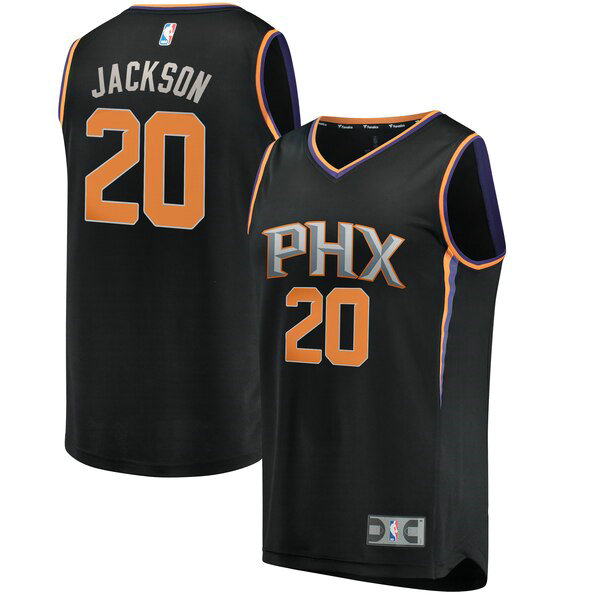 Maillot nba Phoenix Suns Statement Edition Homme Josh Jackson 20 Noir